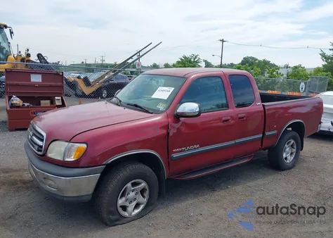 2000 Toyota Tundra Sr5 V8 из США, поврежденный, VIN 5TBBT4414YS020327
